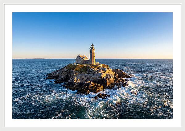 Seguin Island Lighthouse At Dusk