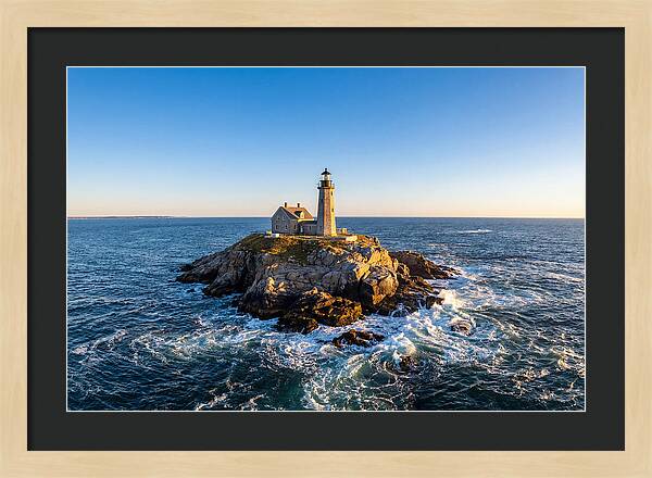 Seguin Island Lighthouse At Dusk