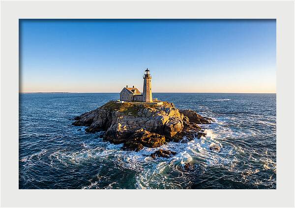 Seguin Island Lighthouse At Dusk