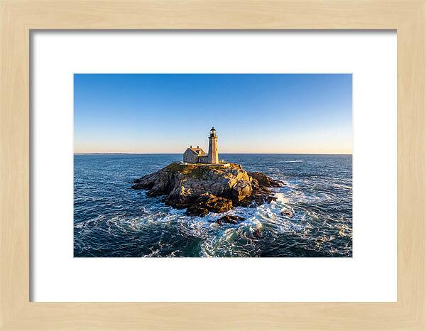 Seguin Island Lighthouse At Dusk