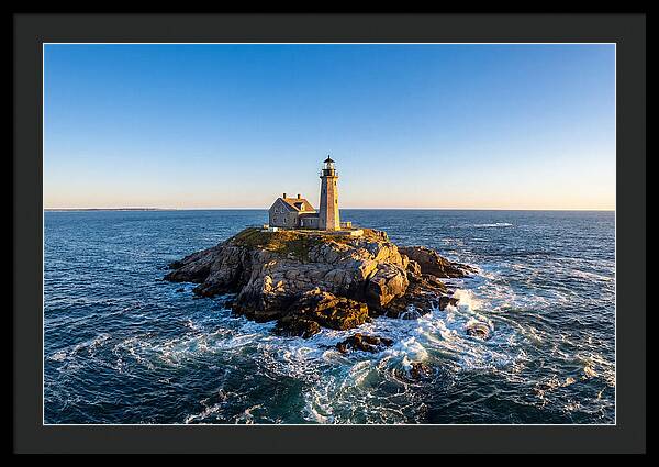 Seguin Island Lighthouse At Dusk