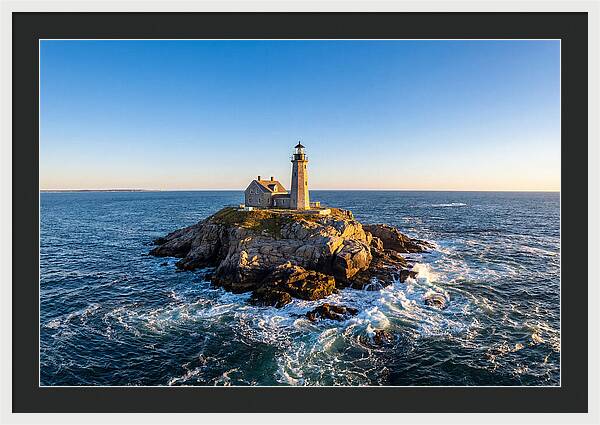 Seguin Island Lighthouse At Dusk