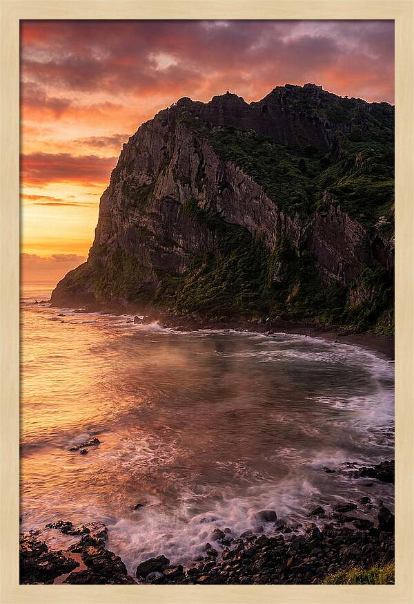 Seongsan Ilchulbong At Dawn