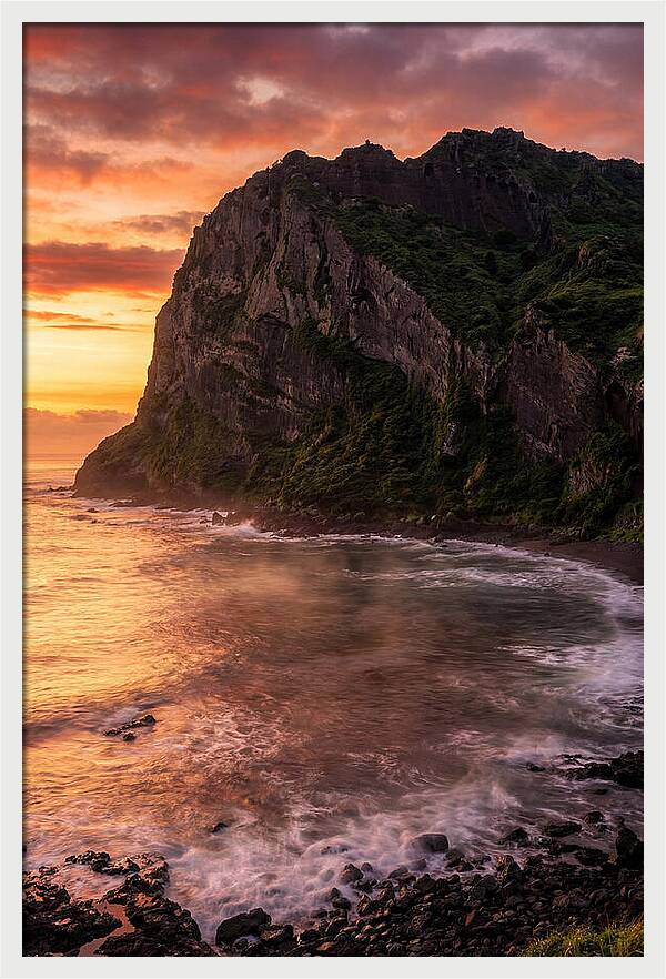 Seongsan Ilchulbong At Dawn
