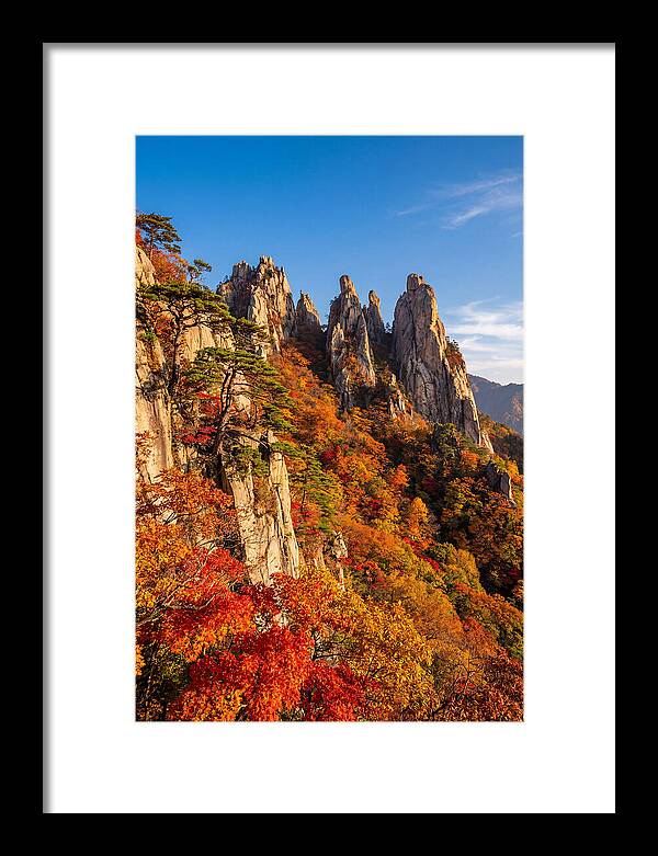 Seoraksan Mountain In Autumn Glory
