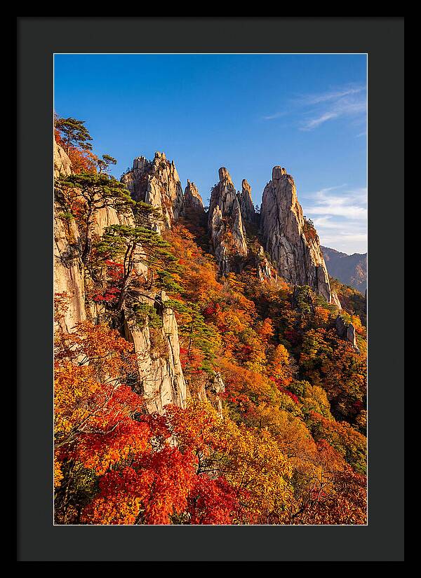 Seoraksan Mountain In Autumn Glory