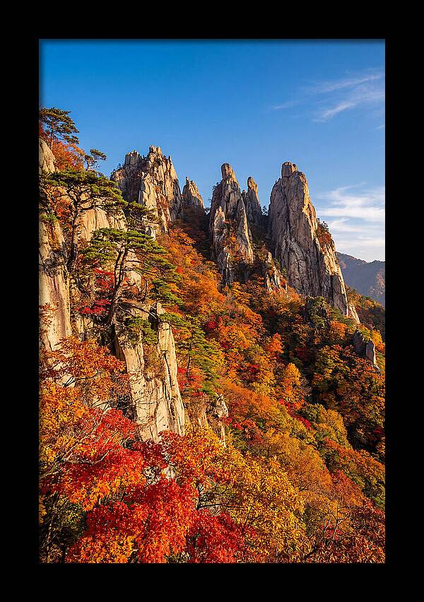 Seoraksan Mountain In Autumn Glory