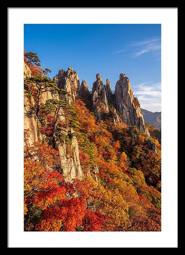 Seoraksan Mountain In Autumn Glory