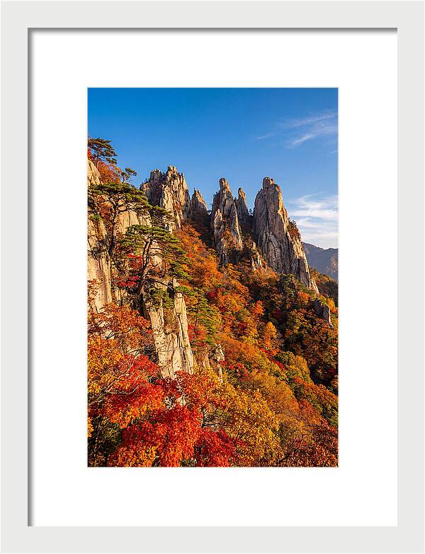 Seoraksan Mountain In Autumn Glory