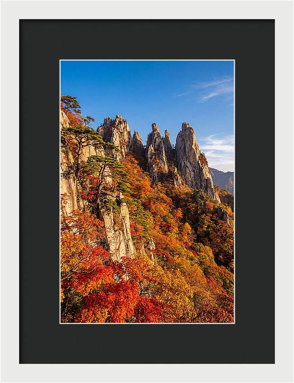 Seoraksan Mountain In Autumn Glory