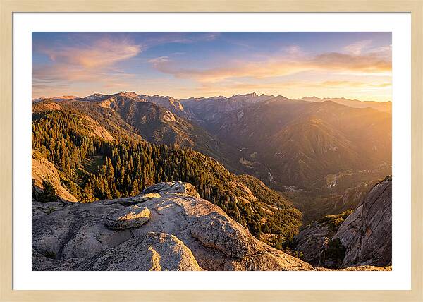 Sequoia National Park Sunset View