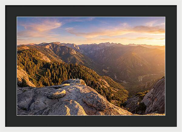 Sequoia National Park Sunset View