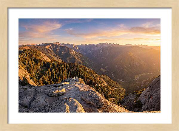 Sequoia National Park Sunset View