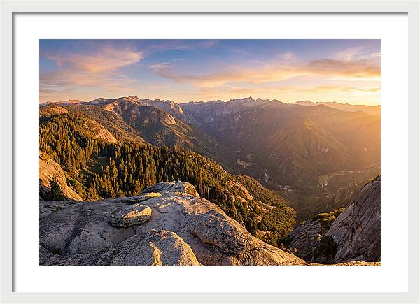 Sequoia National Park Sunset View