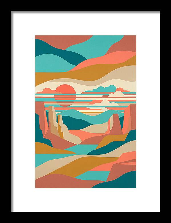 Serene Abstract Horizon
