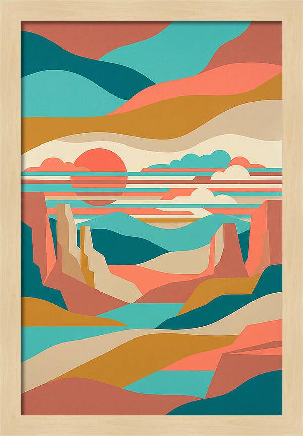 Serene Abstract Horizon