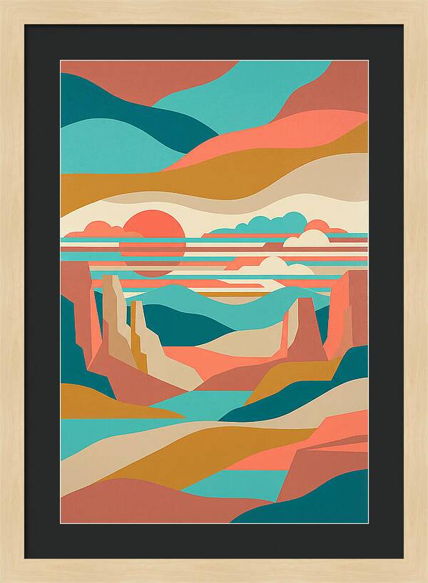 Serene Abstract Horizon