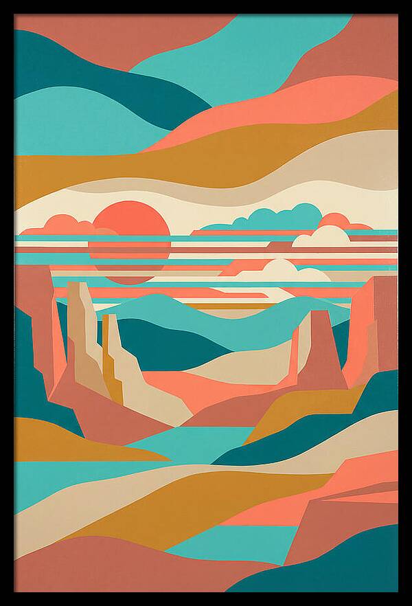 Serene Abstract Horizon