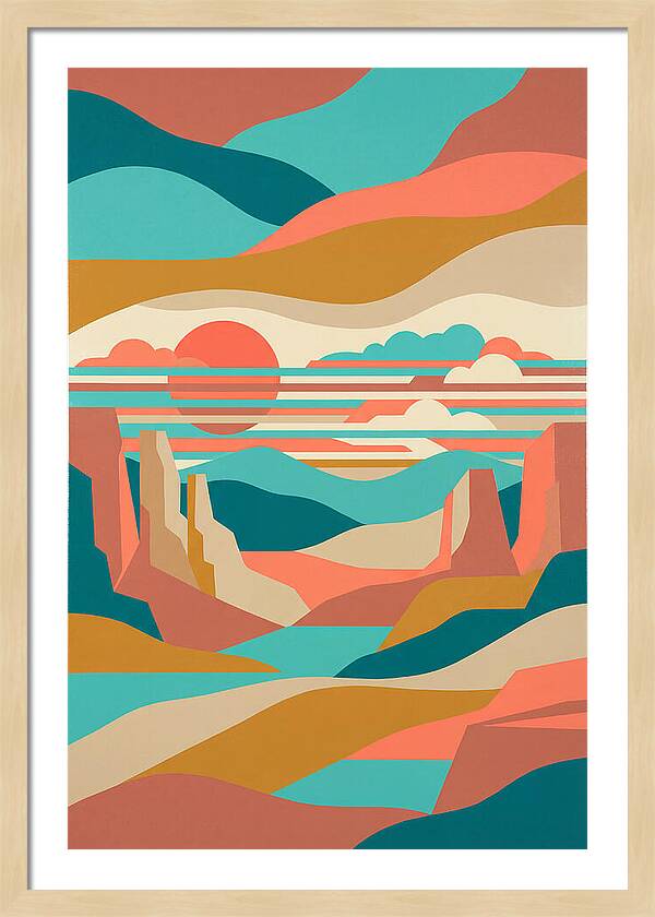 Serene Abstract Horizon