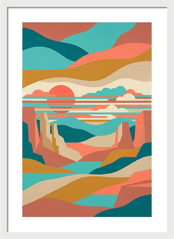Serene Abstract Horizon