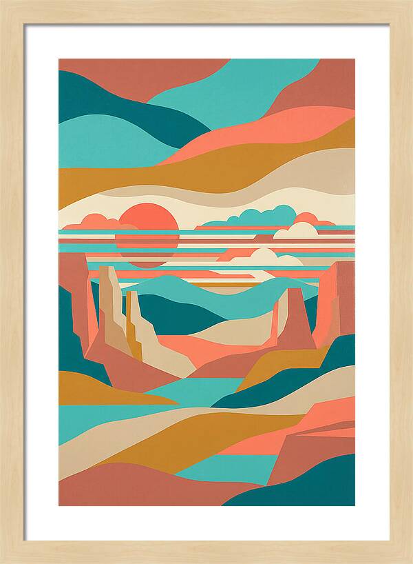 Serene Abstract Horizon