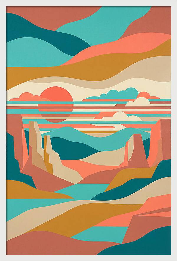 Serene Abstract Horizon