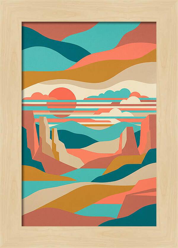 Serene Abstract Horizon