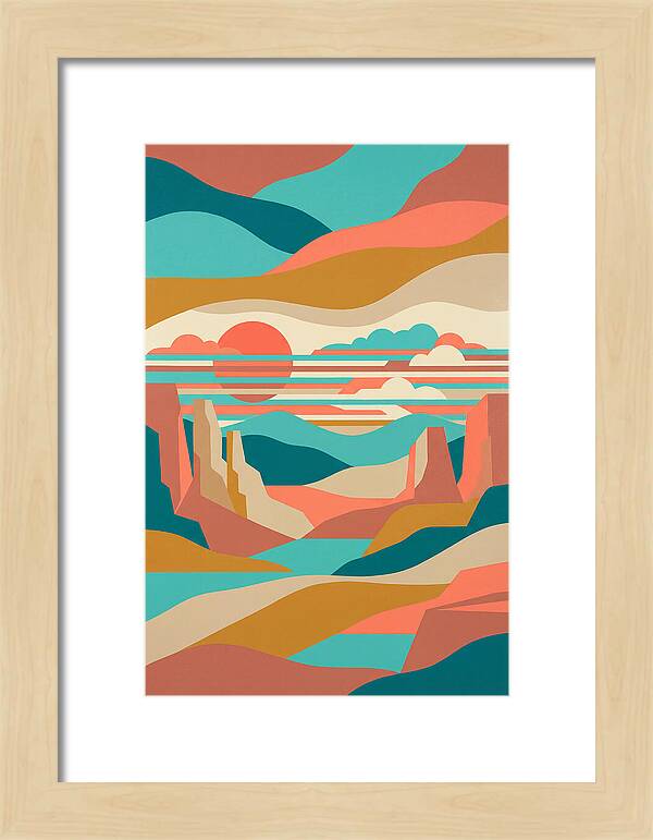 Serene Abstract Horizon