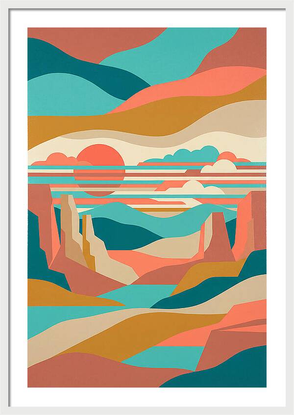 Serene Abstract Horizon