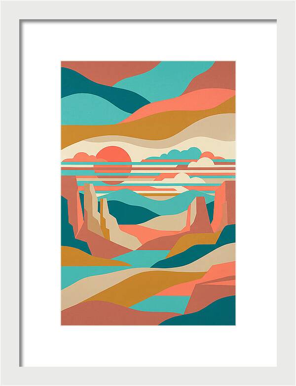 Serene Abstract Horizon