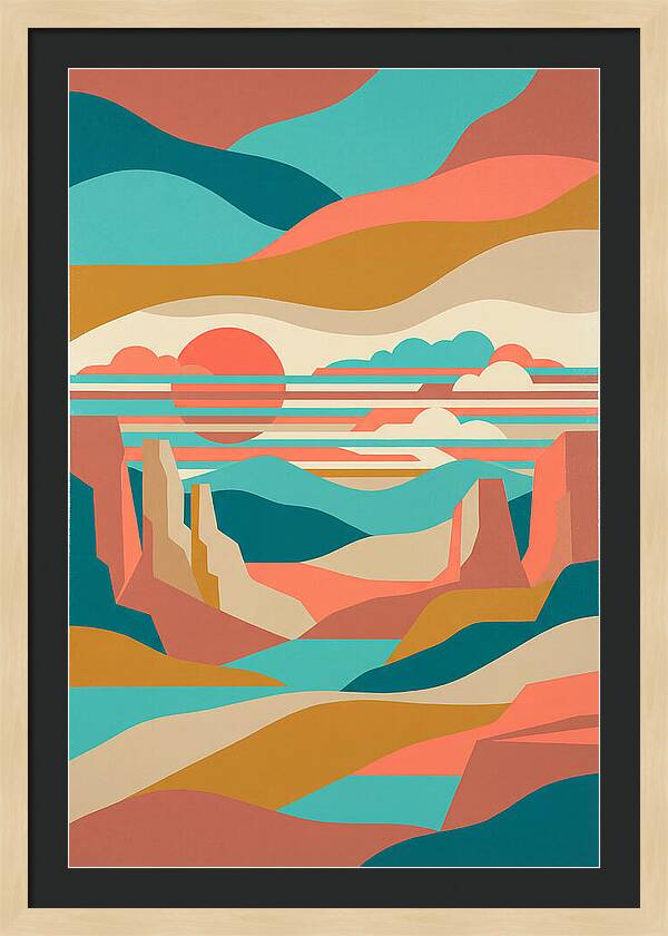 Serene Abstract Horizon