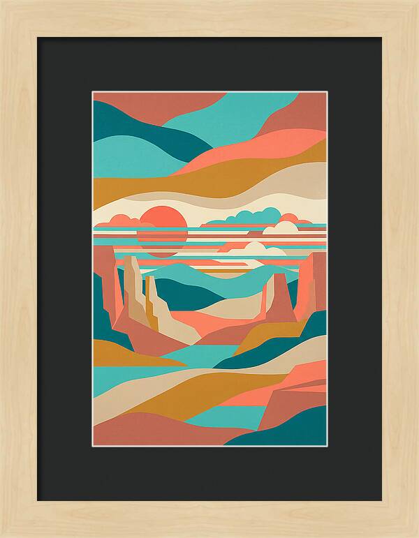 Serene Abstract Horizon