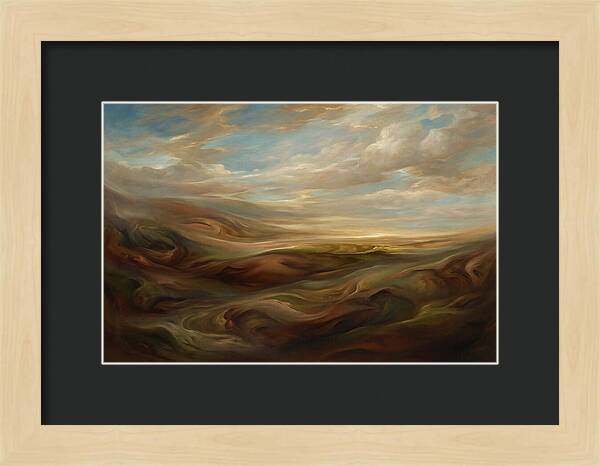 Serene Abstract Landscape