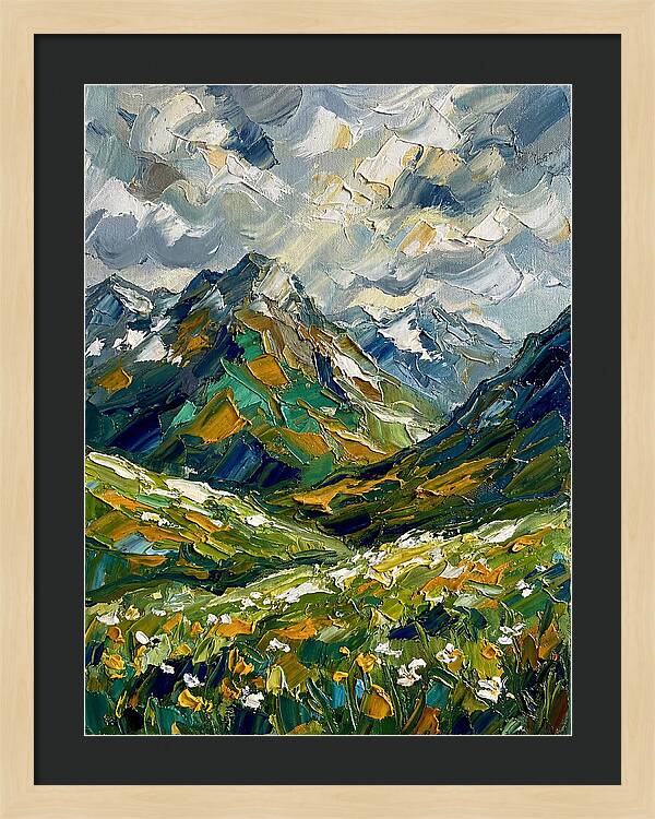 Serene Alpine Landscape