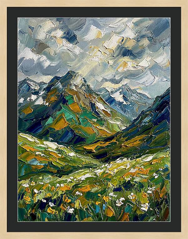 Serene Alpine Landscape