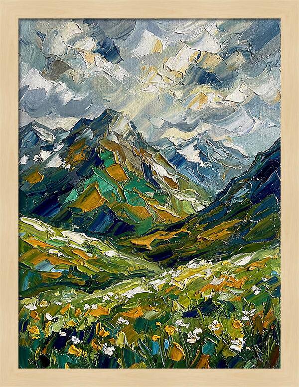 Serene Alpine Landscape