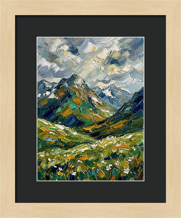 Serene Alpine Landscape