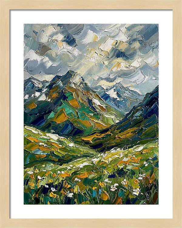 Serene Alpine Landscape
