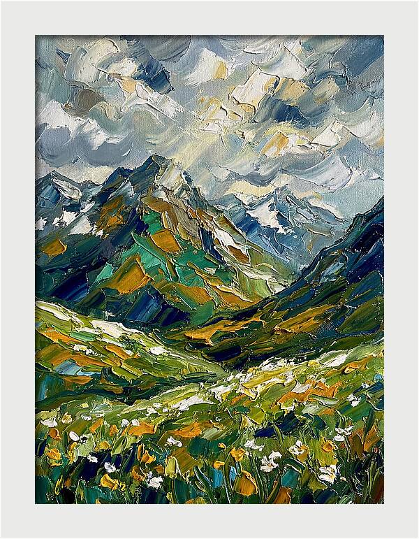 Serene Alpine Landscape