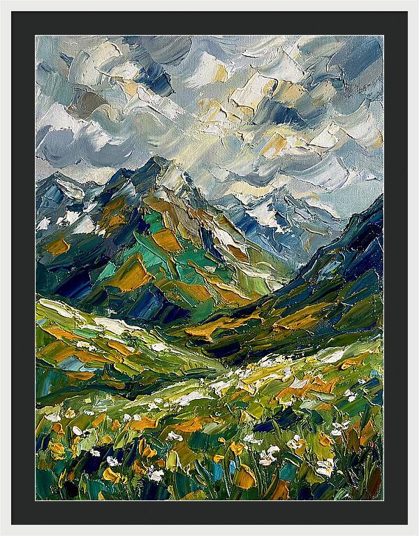 Serene Alpine Landscape