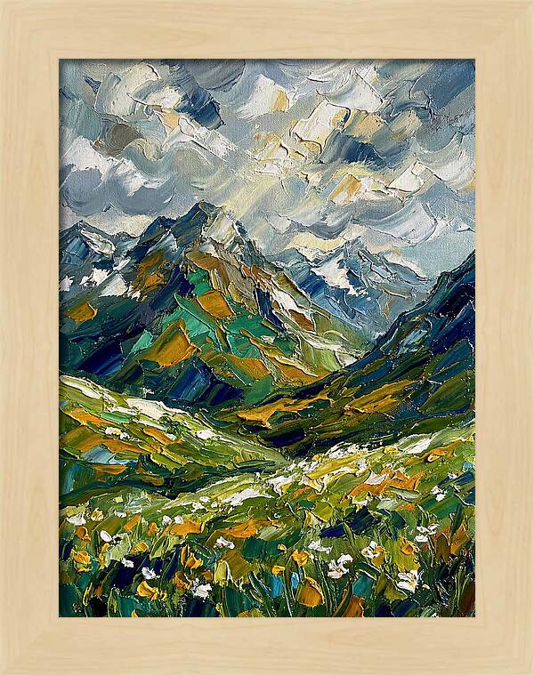 Serene Alpine Landscape