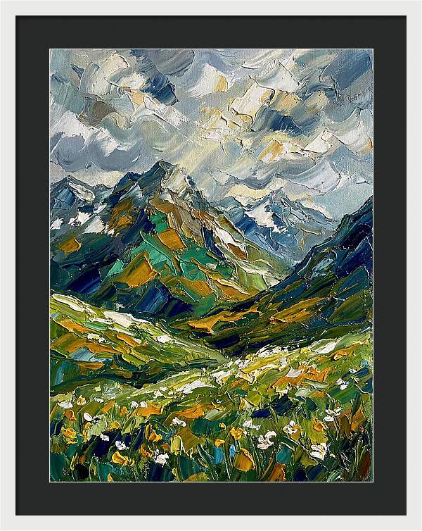 Serene Alpine Landscape