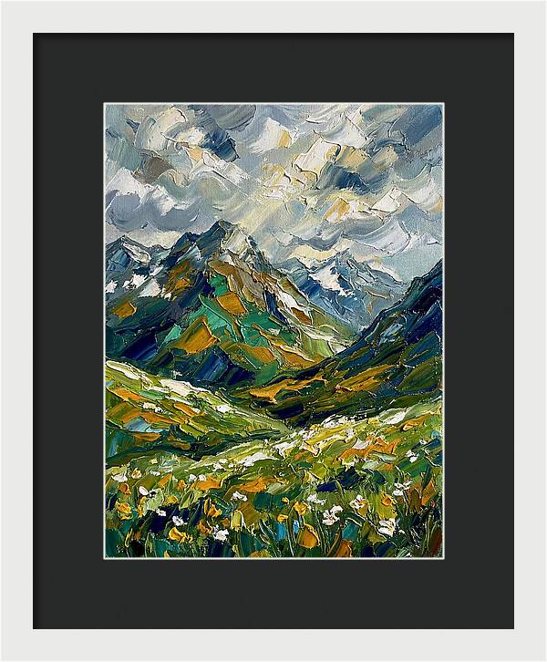 Serene Alpine Landscape