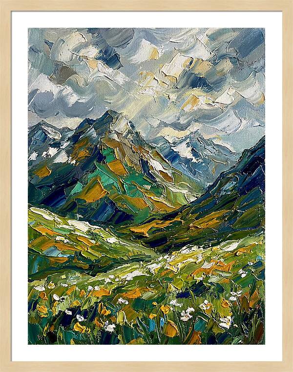 Serene Alpine Landscape