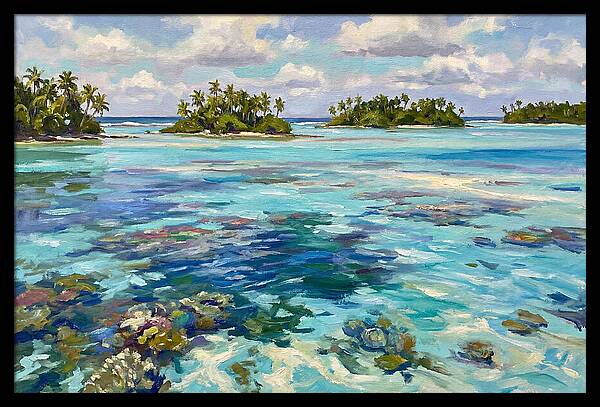 Serene Atoll Reflections