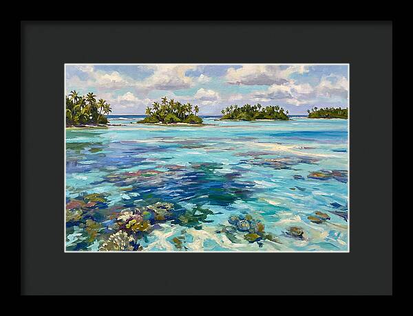 Serene Atoll Reflections