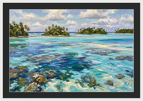 Serene Atoll Reflections