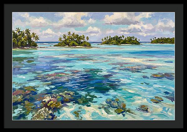 Serene Atoll Reflections