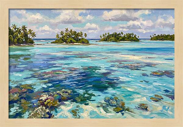 Serene Atoll Reflections