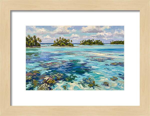 Serene Atoll Reflections